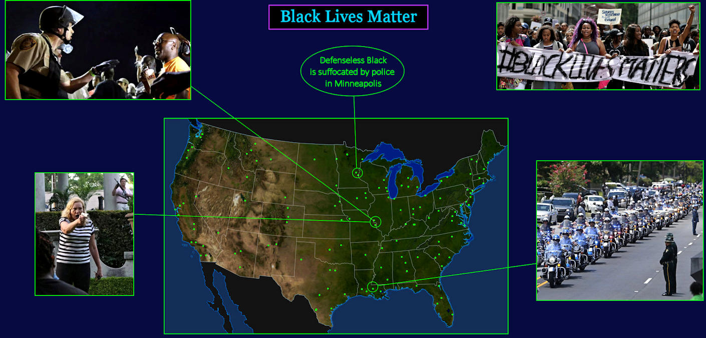 #BlackLivesMatter, Rodney King protests, 2015